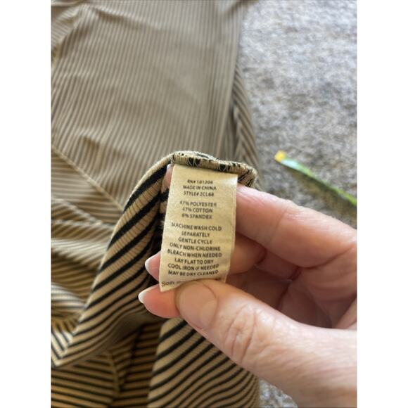 Soft Surroundings Riley Dress Long Sleeve Maxi Ribbed Large Lagenlook - Picture 9 of 9